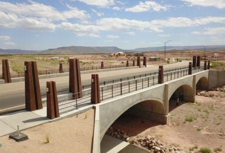 Desert Color Bridge View