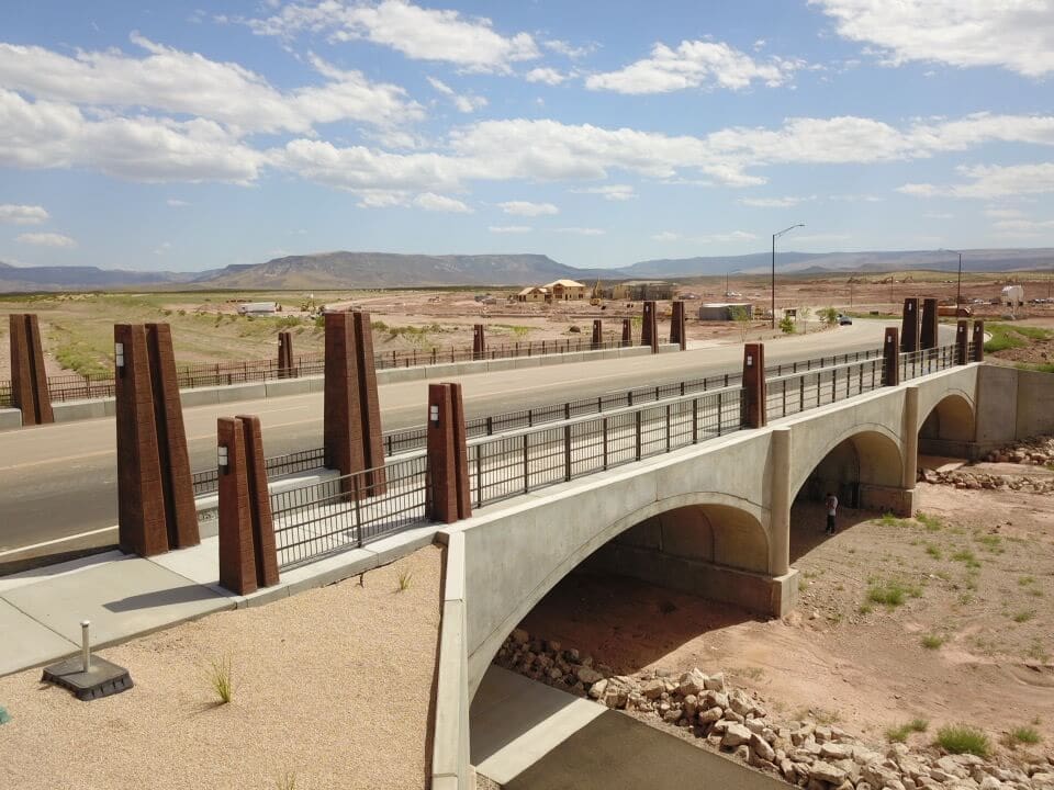 Desert Color Bridge View