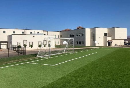 Freedom Preparatory Academy soccer equipment donation