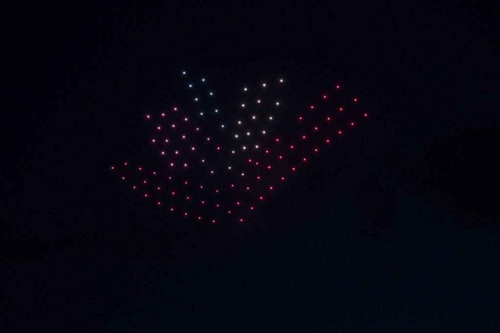 Desert Color Summer Kick Of Party 2022 Drone Show