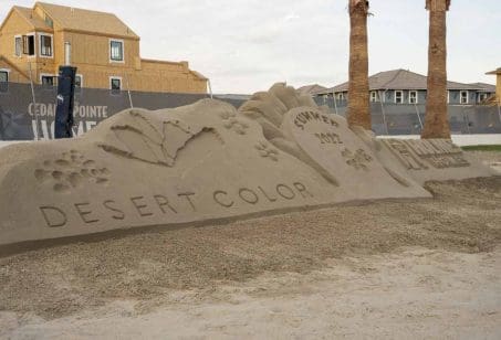Desert Color Summer Kick Of Party 2022 Sand Sculpture