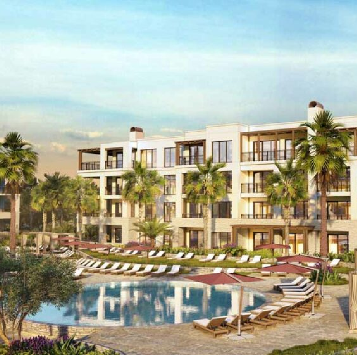 luxury apartments in the desert color community