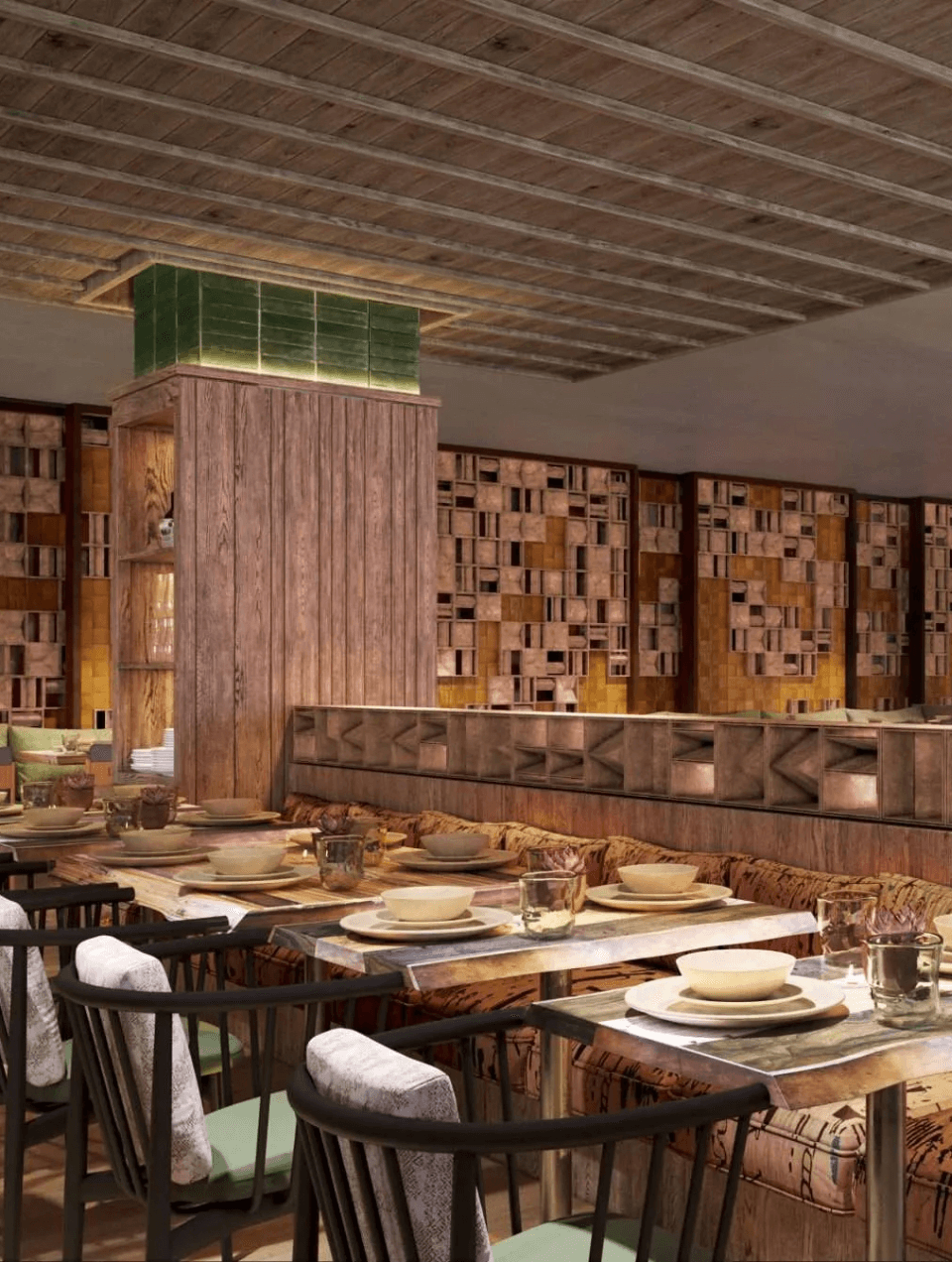 interior of a restaurant