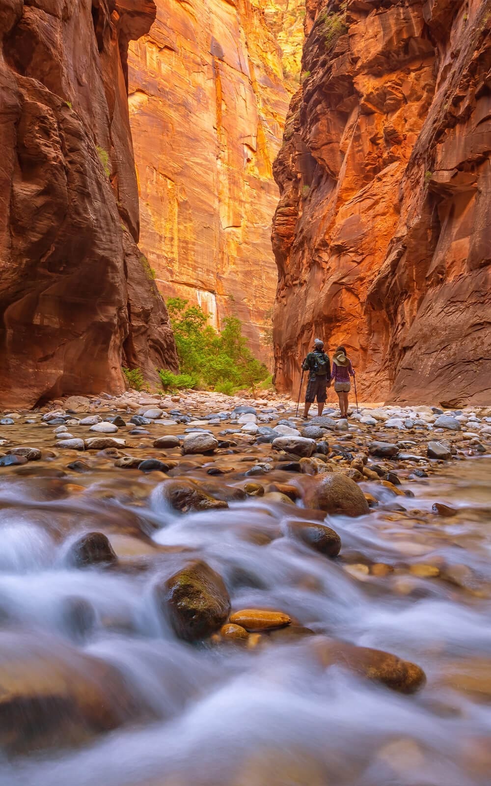 person hiking at a national park in southern utah